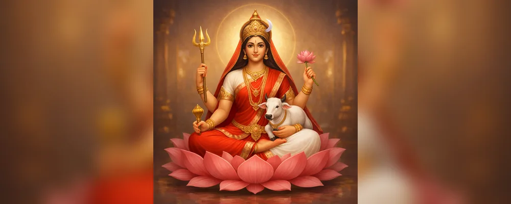 आरती देवी शैलपुत्री जी की - image