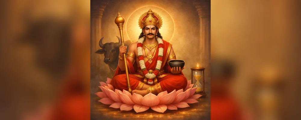 धर्मराज आरती - ॐ जय धर्म धुरन्धर image