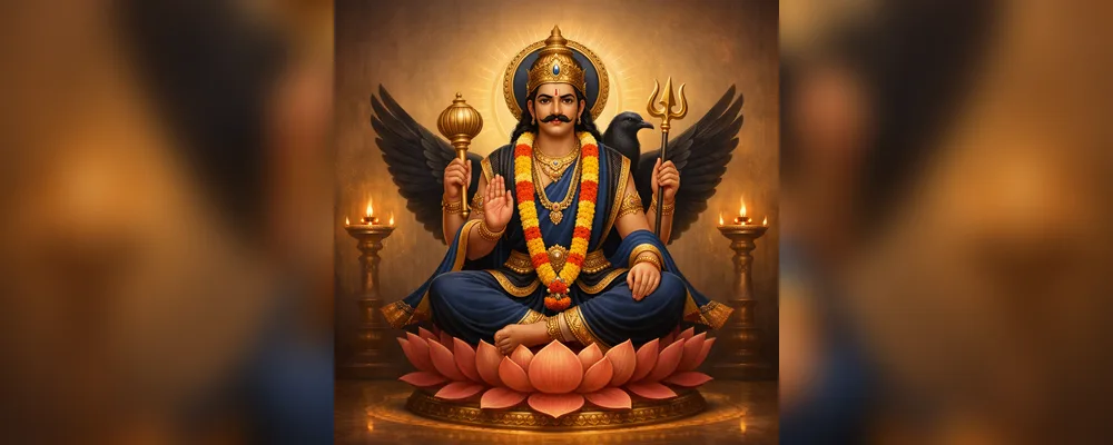 श्री शनि देव: आरती कीजै नरसिंह कुंवर की image